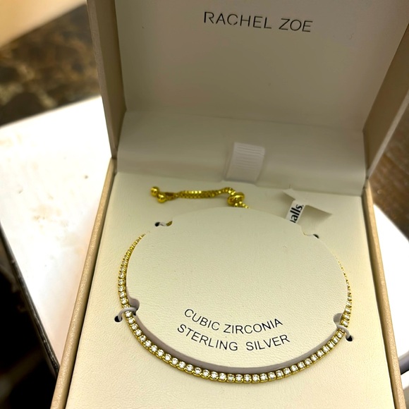 Jewelry - Racheal Zoe! Cubic zirconiaonia! Sterling silvery bracelet